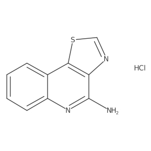 Monohydrochloridethiazolo[4,5-c]quinolin-4-amine Structure