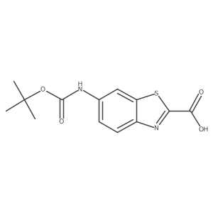 6-{[(Tert-butoxy)carbonyl]amino}-1,3-benzothiazole-2-carboxylic acid Structure