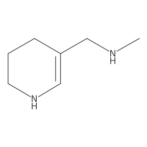 Methyl[(1,4,5,6-tetrahydropyridin-3-yl)methyl]amine Structure