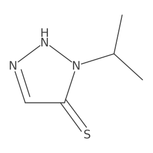 1-(propan-2-yl)-1H-1,2,3-triazole-5-thiol结构式