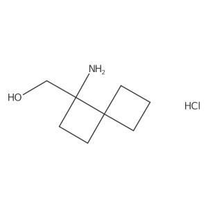 {1-Aminospiro[3.3]heptan-1-yl}methanol hydrochloride结构式