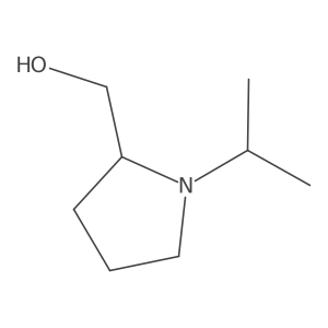 1-(1-Methylethyl)-2-pyrrolidinemethanol结构式