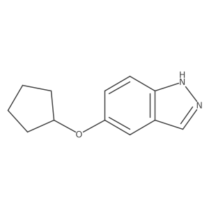 5-(cyclopentyloxy)-1H-indazole结构式