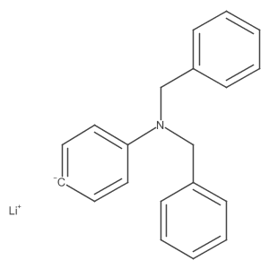 Lithium, [4-[bis(phenylmethyl)amino]phenyl]-结构式