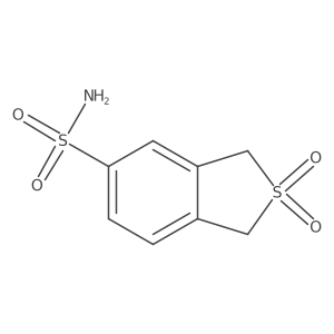 2,2-Dioxo-1,3-dihydro-2lambda6-benzothiophene-5-sulfonamide结构式