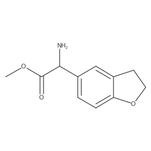 Methyl 2-amino-2-(2,3-dihydro-1-benzofuran-5-yl)acetate Structure