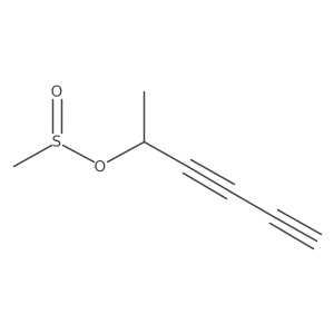 1-Methyl-2,4-pentadiyn-1-yl methanesulfinate结构式