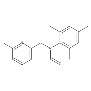 N-[(6-Methyl-2-pyridinyl)methyl]-N-(2,4,6-trimethylphenyl)formamide Structure