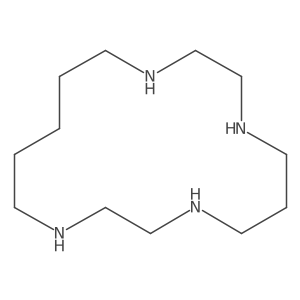1,4,8,11-Tetraazacyclohexadecane结构式