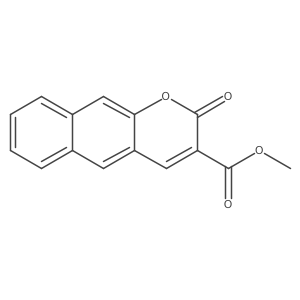 Methyl 2-Oxo-2H-benzo[g]chromene-3-carboxylate结构式
