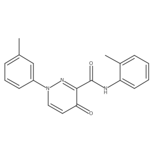 N-(2-methylphenyl)-1-(3-methylphenyl)-4-oxo-1,4-dihydropyridazine-3-carboxamide结构式