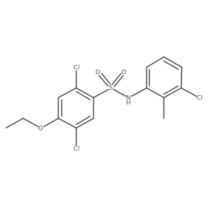 [(2,5-Dichloro-4-ethoxyphenyl)sulfonyl](3-chloro-2-methylphenyl)amine Structure