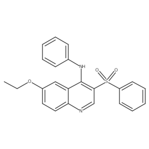 6-ethoxy-N-phenyl-3-(phenylsulfonyl)quinolin-4-amine Structure