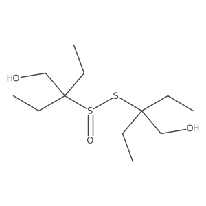 (-)-S-(3-(Hydroxymethyl)pentan-3-yl) 3-(hydroxymethyl)pentane-3-sulfinothioate结构式