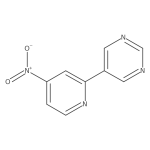 5-(4-Nitropyridin-2-yl)pyrimidine Structure