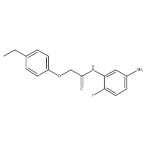 N-(5-amino-2-fluorophenyl)-2-(4-ethylphenoxy)acetamide Structure