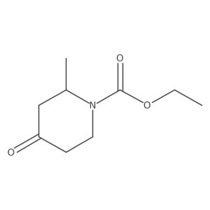 Ethyl 2-methyl-4-oxopiperidine-1-carboxylate Structure