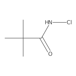 N-chloro-2,2-dimethylpropanamide结构式