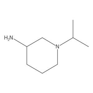 (3r)-1-(1-Methylethyl)piperidin-3-amine结构式