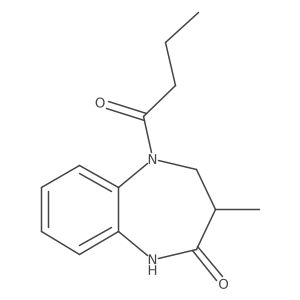 5-butyryl-3-methyl-4,5-dihydro-1H-benzo[b][1,4]diazepin-2(3H)-one Structure