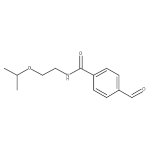 4-Formyl-N-(2-isopropoxyethyl)benzamide结构式
