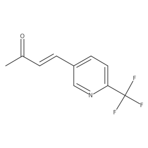 4-[6-(Trifluoromethyl)pyridin-3-yl]but-3-en-2-one Structure