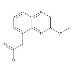(3-Methoxy-quinoxalin-5-yl)-acetic acid结构式