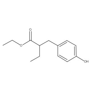 Ethyl I+/--ethyl-4-hydroxybenzenepropanoate结构式