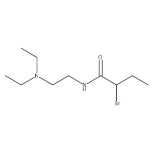 2-bromo-N-[2-(diethylamino)ethyl]butanamide Structure