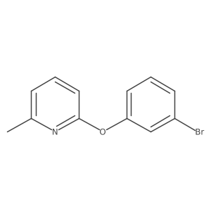 2-(3-Bromophenoxy)-6-methylpyridine结构式