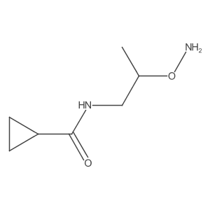 N-[2-(Aminooxy)propyl]cyclopropanecarboxamide Structure