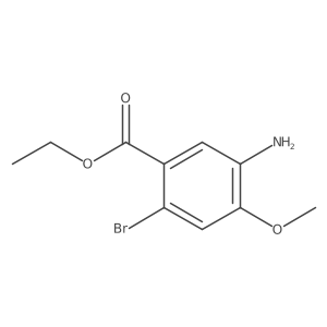 Ethyl 5-Amino-2-bromo-4-methoxybenzoate Structure