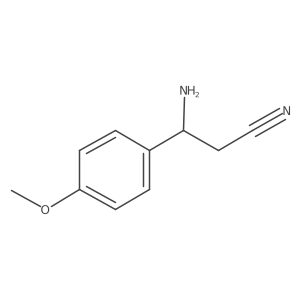 (I(2)R)-I(2)-Amino-4-methoxybenzenepropanenitrile结构式