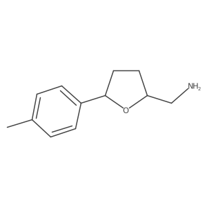 [5-(4-Methylphenyl)oxolan-2-yl]methanamine Structure