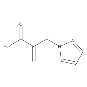 2-[(1H-Pyrazol-1-yl)methyl]prop-2-enoic acid结构式