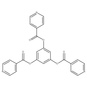 Benzene-1,3,5-triyl triisonicotinate结构式