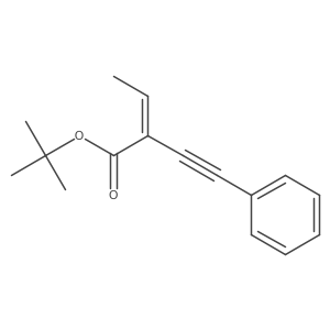 1,1-Dimethylethyl (2E)-2-(2-phenylethynyl)-2-butenoate Structure
