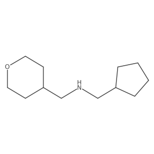 (Cyclopentylmethyl)[(oxan-4-yl)methyl]amine Structure