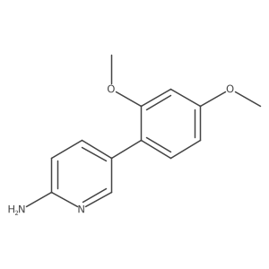 5-(2,4-Dimethoxyphenyl)pyridin-2-amine结构式