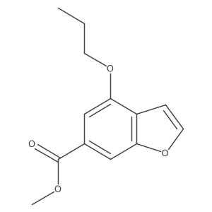 Methyl 4-propoxybenzofuran-6-carboxylate Structure