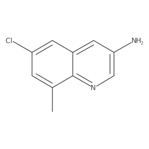 6-Chloro-8-methylquinolin-3-amine结构式