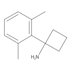 1-(2,6-Dimethylphenyl)cyclobutan-1-amine Structure