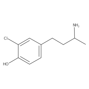 4-[(3R)-3-aminobutyl]-2-chlorophenol Structure
