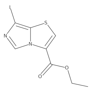 Ethyl 7-iodoimidazo[4,3-b][1,3]thiazole-3-carboxylate Structure