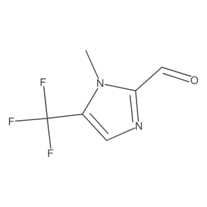 1-Methyl-5-(trifluoromethyl)-1h-imidazole-2-carbaldehyde Structure