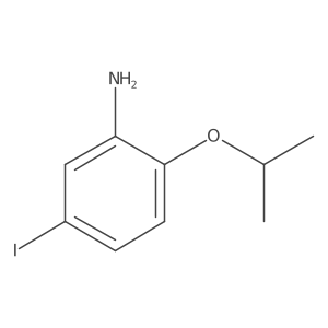 5-Iodo-2-isopropoxyaniline结构式