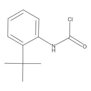 N-(2-tert-butylphenyl)carbamoyl chloride结构式
