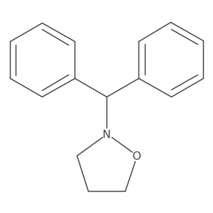 Isoxazolidine, 2-(diphenylmethyl)-结构式