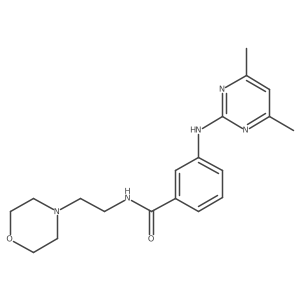3-((4,6-dimethylpyrimidin-2-yl)amino)-N-(2-morpholinoethyl)benzamide Structure
