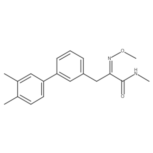 I+/--(Methoxyimino)-N,3a(2),4a(2)-trimethyl[1,1a(2)-biphenyl]-3-propanamide结构式